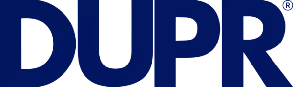 Dark blue logo with letter DUPR